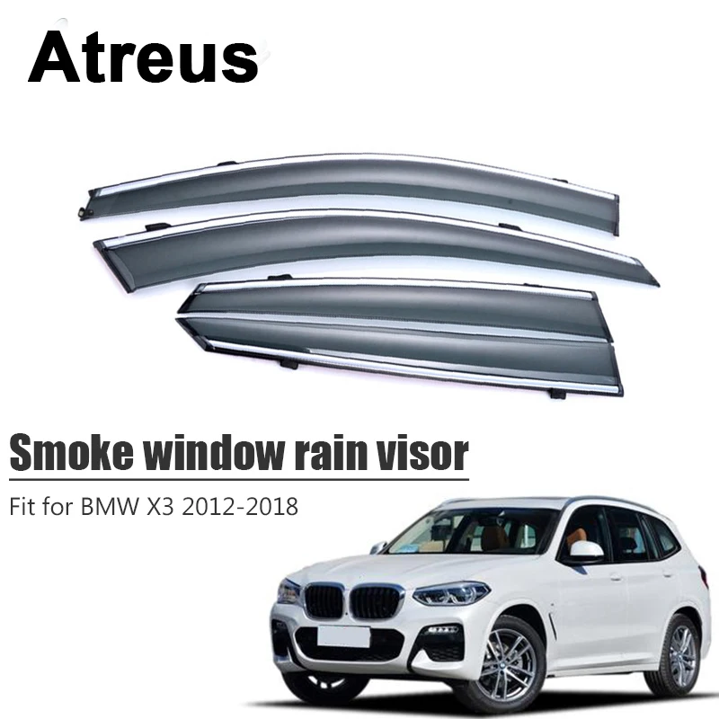 Atreus 4 шт. для BMW X3 2012 2013 2014 2015 2016 2017 2018 автомобильные аксессуары дверь дым Окно