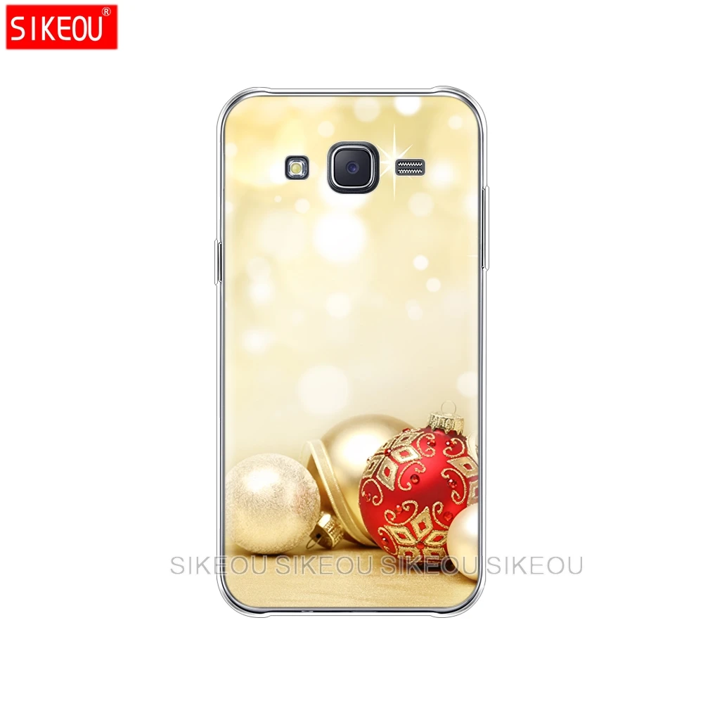 Силиконовый чехол для телефона Samsung Galaxy J1 J2 J3 J5 J7 MINI 2016 2015 prime case New Year Merry