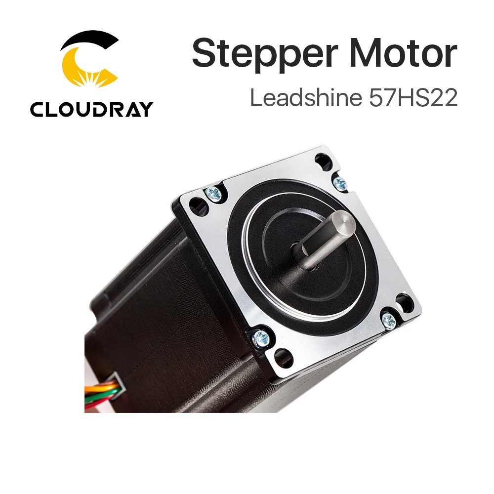Leadshine 2 фазы шаговый двигатель 57HS22 NEMA23 5.6A Длина 81 мм вал 8 мм