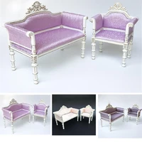 doub k 16 dollhouse furniture toy for dolls wooden miniature sofa chair kids girls gifts furniture pretend play toys children