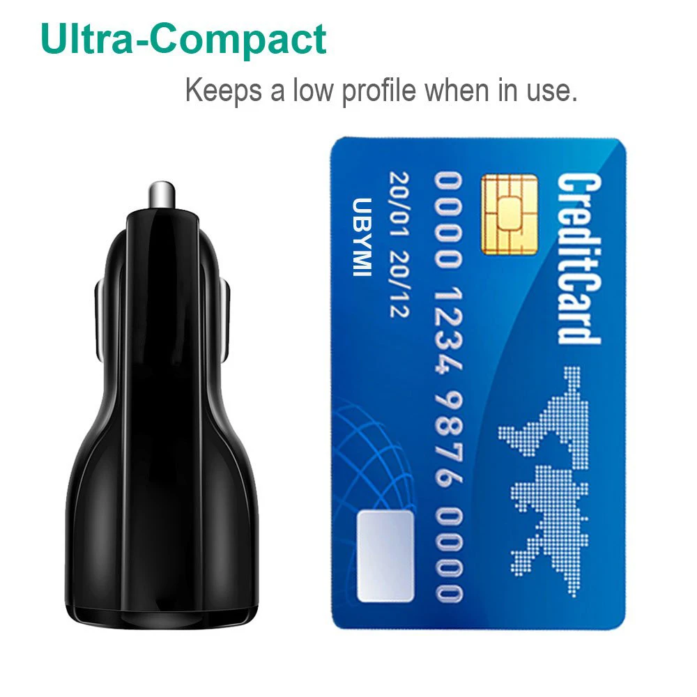 Автомобильное зарядное устройство USB Quick Charge 3 0 2 для мобильного телефона порта