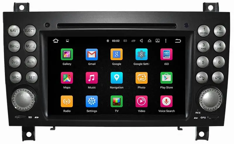Ouchuangbo android 10 dvd плеер радио для Benz SLK 171 2004 2011 с gps Bluetooth wifi USB 8 ядер 4 Гб + 64 ГБ|car player|dvd