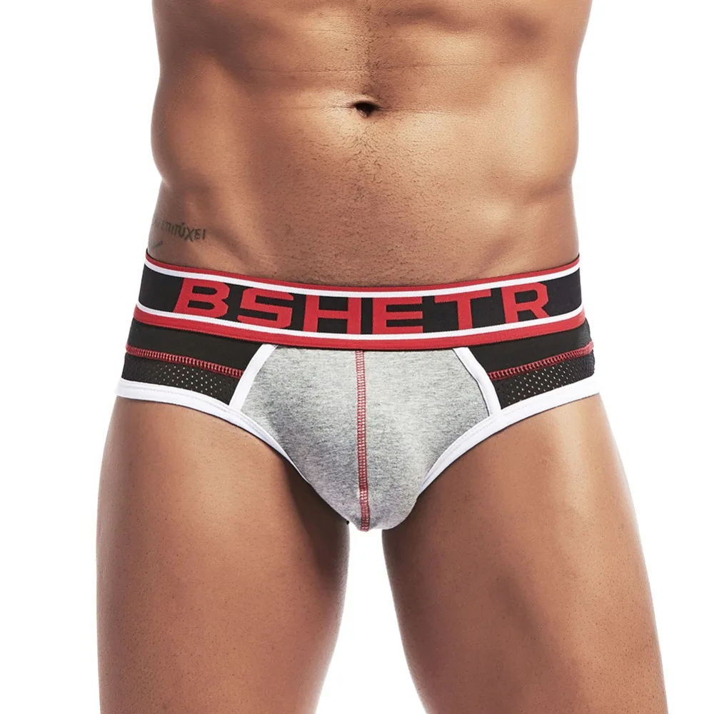 Мужское нижнее белье BSHETR мужские боксеры шорты из дышащего сетчатого материала