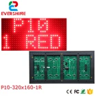 10 мм P10 Открытый 14 сканер один красный чип Epistar СВЕТОДИОДНЫЙ модуль панели сообщений 320x160 мм 32x16 пикселей заводская цена
