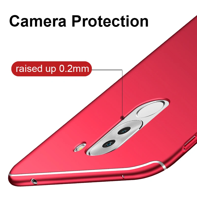 MAKAVO For Huawei Honor 6X Case Matte PC Hard Skin Unique Fundas Housing Slim Back Cover GR5 2017 Phone Cases |
