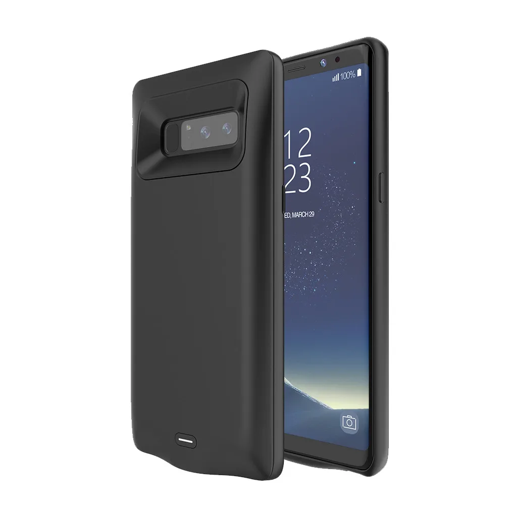 5500 мАч Расширенный чехол для зарядки телефона для samsung Galaxy Note 8 удобный мягкий и жесткий умеренный пылезащитный чехол