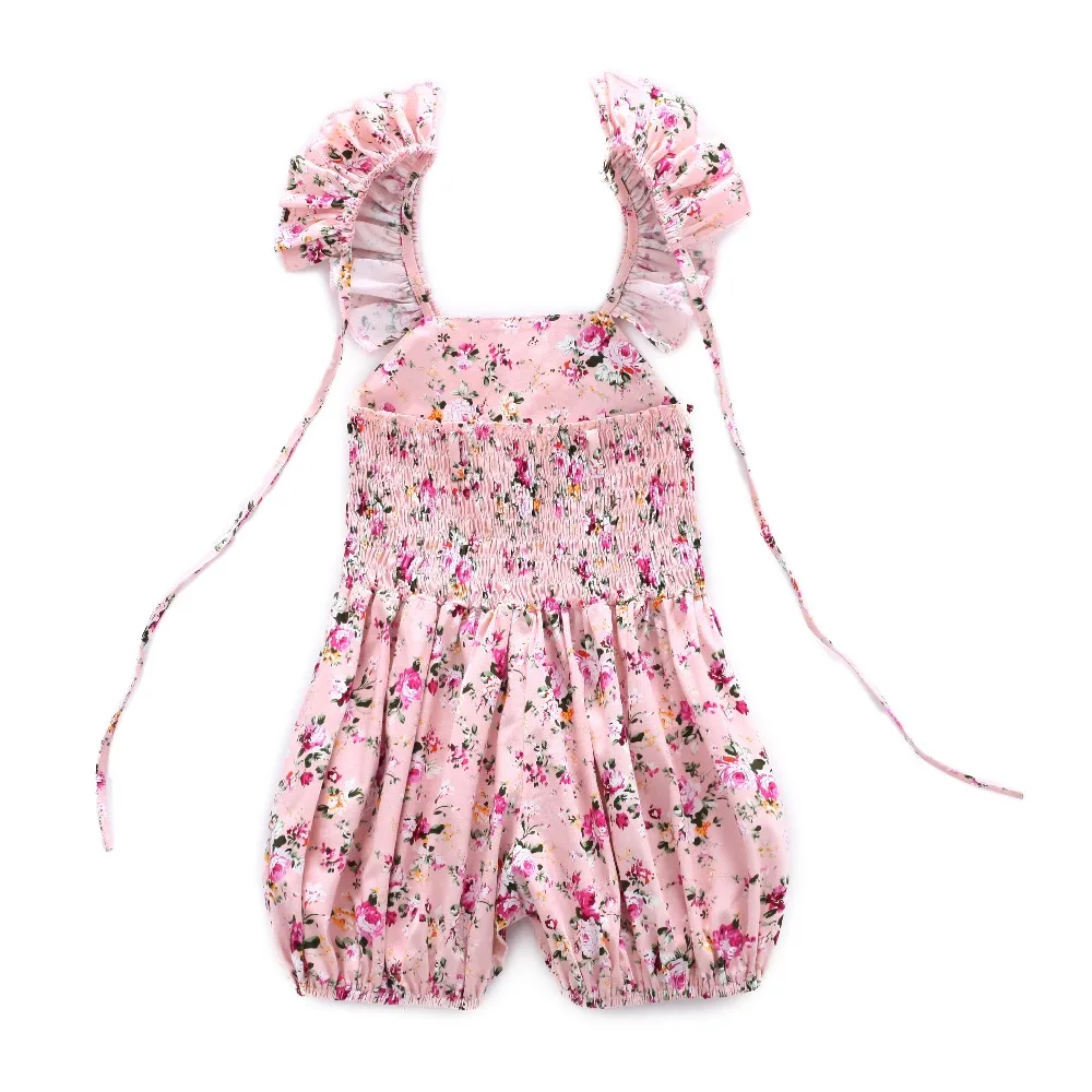 Комбинезон для девочек ясельного возраста повседневный короткий комбинезон с