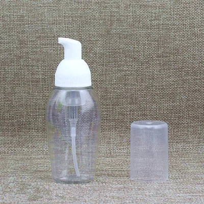 

30pcs/lot 80ml foaming PET bottle DIY foam bubble blister empty PET plastic pump bottles container for cosmetic