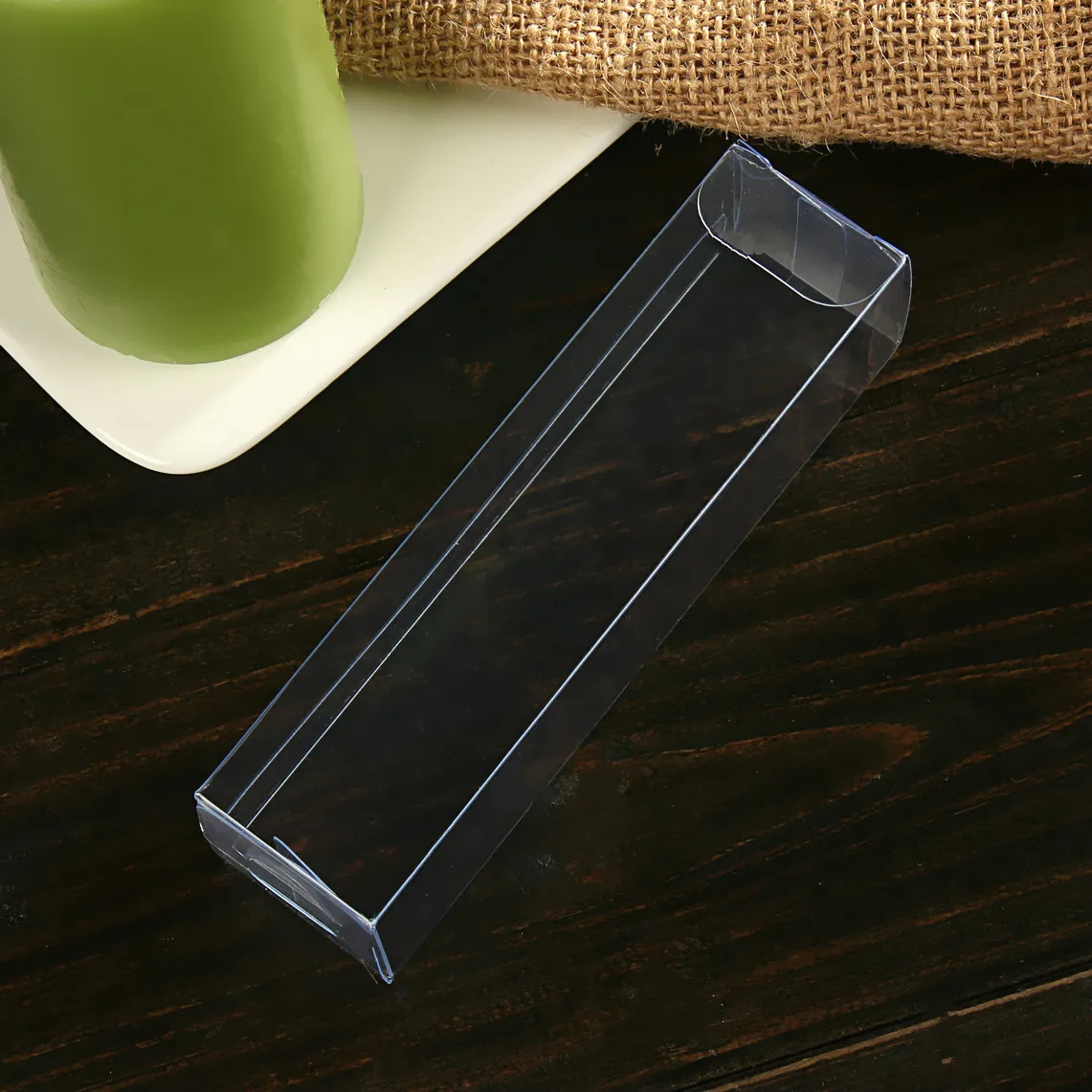 10 pcs/lot 3*3*Hcm packaging boxes / plastic container retail chocolate box candy gift package PVC custom | Дом и сад