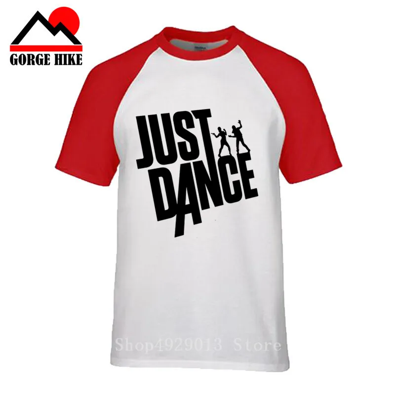 Мужская футболка с круглым вырезом Just Dance в стиле хип хоп модные футболки танец Str