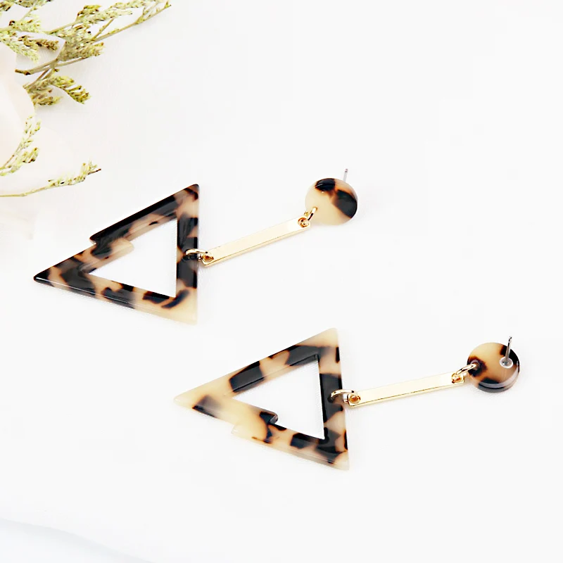 

Beadsland Acetic Acrylic Drop Earrings Fashion Ethnic Triangle Elegent Design Women Girls Gift 38771