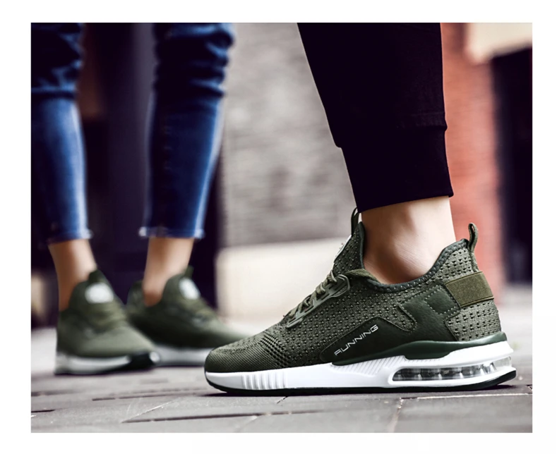Hemmyi/пара кроссовок; обувь из дышащего сетчатого материала; chaussure homme; сезон весна-осень; мужская обувь на воздушной подушке; размеры 36-45; Прямая поставка