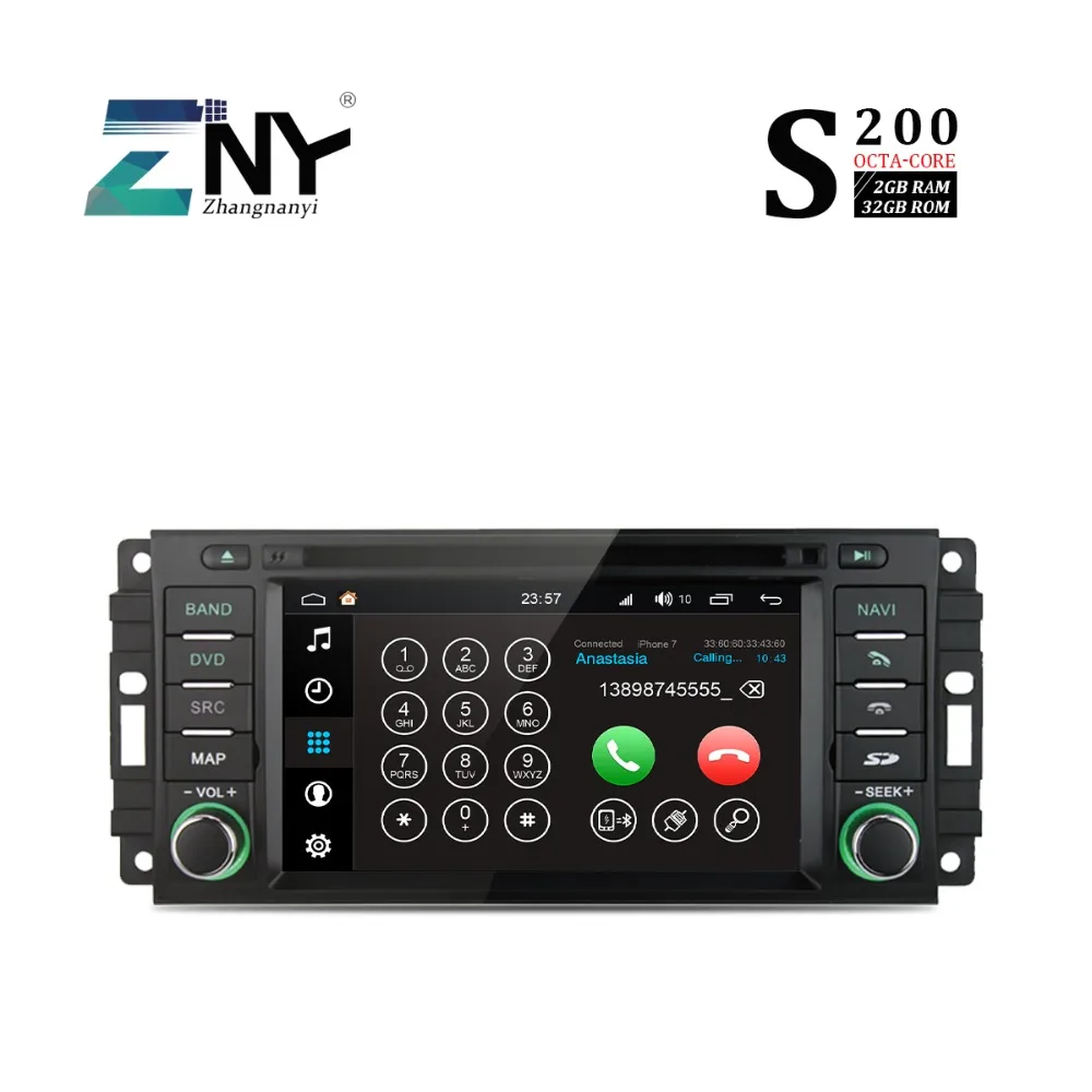 S200 Android DVD для Wrangler Liberty Компас Cherokee путешествие Dakota 300C Sebring автомобильное стерео