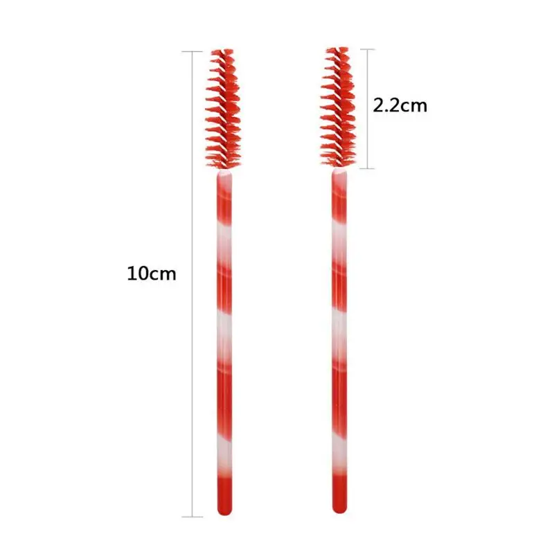 

50pcs/lot Colored Disposable Lash Brush Beauty Makeup Tools One-off Eyelash Brush Eyelash Comb Eyelash Curl Tool