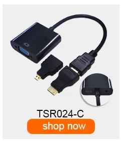 TISHRIC HDMI к VGA Аудио кабель мужчин и женщин Hdmi VGA адаптер цифро-аналоговый видео конвертер для ПК ноутбук проектор