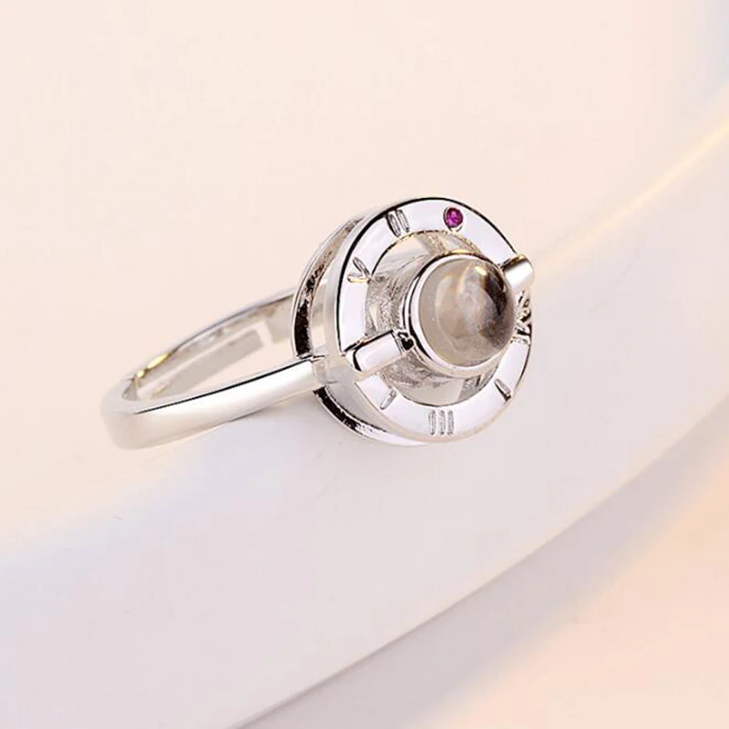 Новый дизайн 100 языков &quotЯ люблю тебя&quot память о любви Регулируемые кольца из