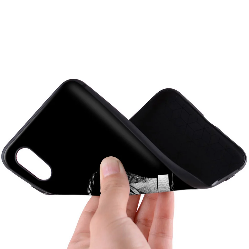 TPU черный чехол Корпус для iPhone 12 7 11 Pro XR 6 X XS MAX 8 6S Plus 5 5S SE 2020 7Plus 11Pro мобильный телефон