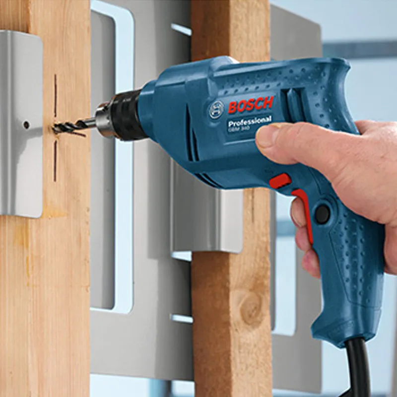 Bosch электрическая сверлильная электрическая отвертка ручная дрель пистолет электрическая дрель многофункциональная ручная дрель для дома GBM340