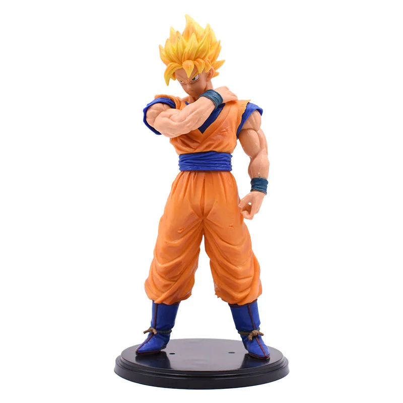 G NO BOX 11-23 см Dragon Ball Z Super Goku Son Gohan Broly Vegeta Cell Frieza Buu Broli trunks лопуха ПВХ Фигурки коллекционные игрушки - Цвет: G NO BOX
