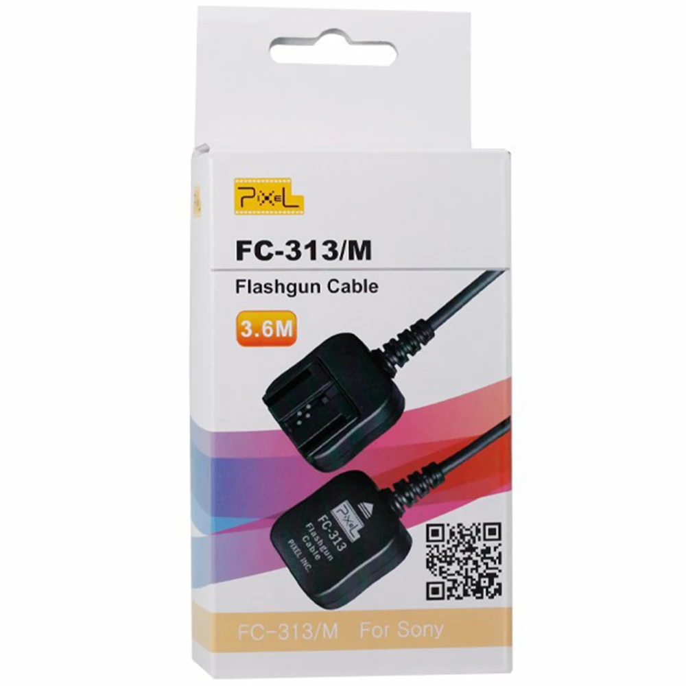 Удлинительный кабель для вспышки Pixel FC 313 S/M/L TTL Sony a900 a850 a700 a550 a500 a450 a350 a330|speedlite