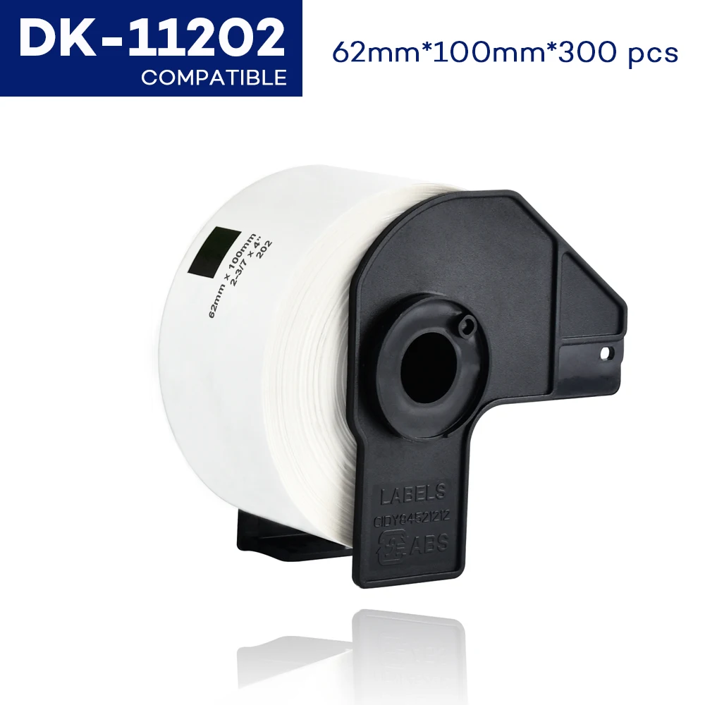 CIDY совместима с белыми бумагами совместимыми принтером Brother DK11202 и DK202 этикетками
