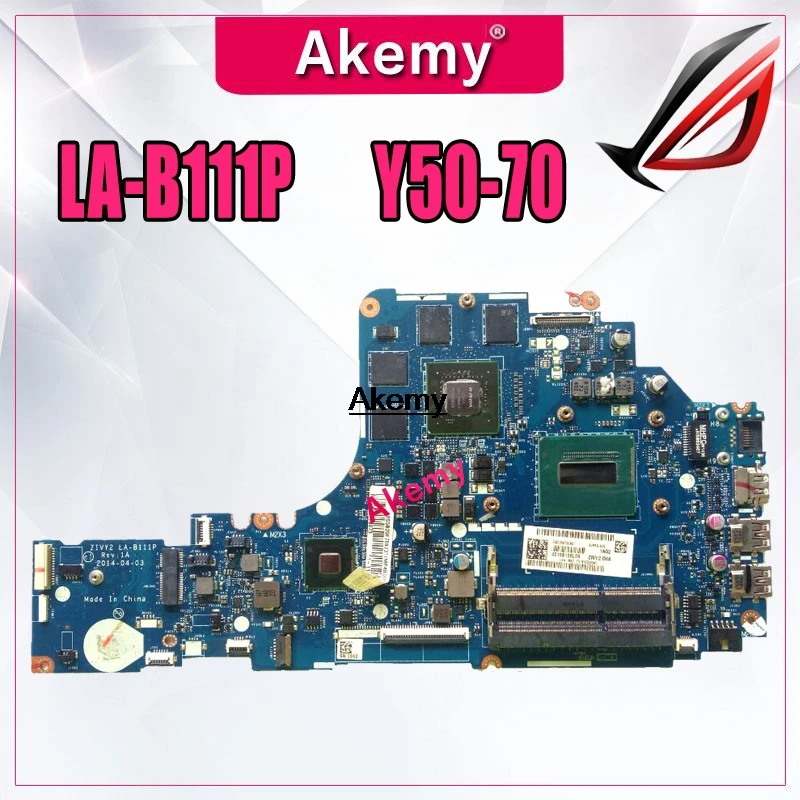 Новый и оригинальный ноутбук For Lenovo Y50 70 W8P I5 4210H материнская плата процессора ZIVY2 LA