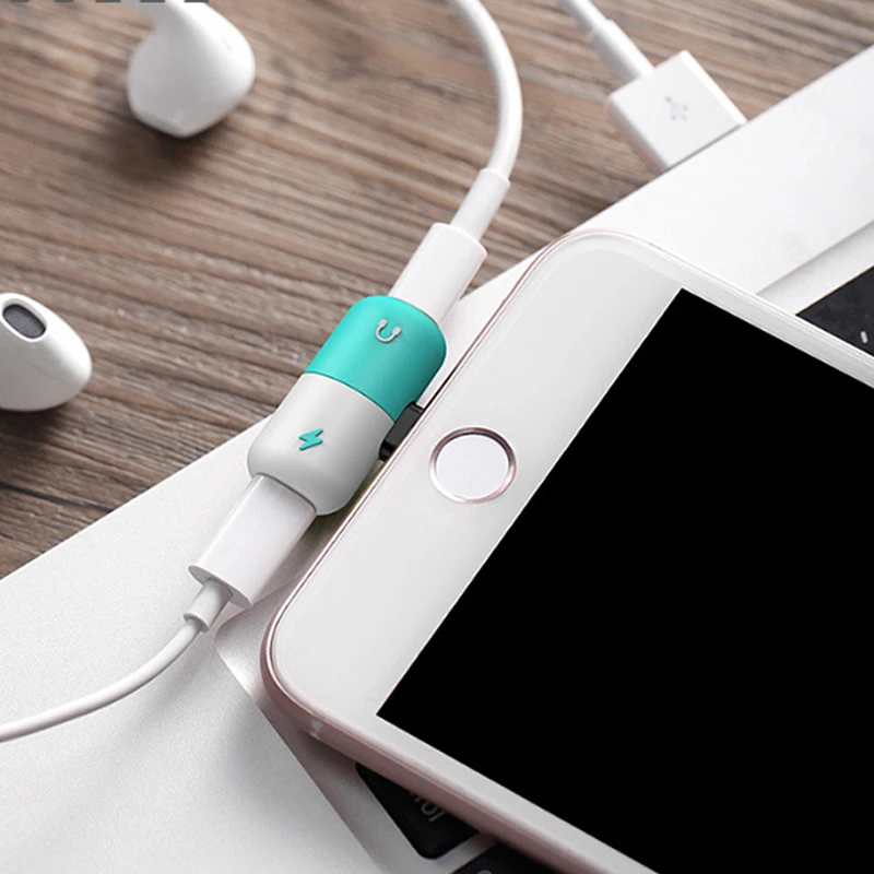 XPAY двойное освещение зарядное устройство для телефона конвертер iphone X 8 7 Plus Pin 2 в 1