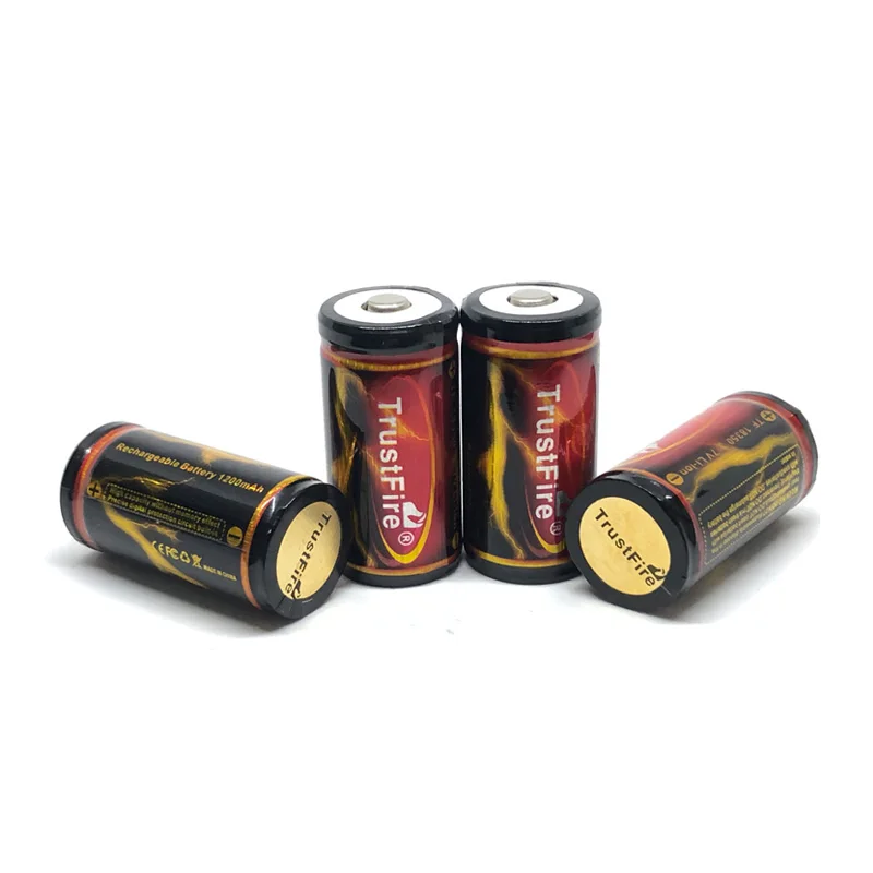 Trustfire 18350 1200mAh 3,7 V литиевая аккумуляторная батарея с PCB для фонариков