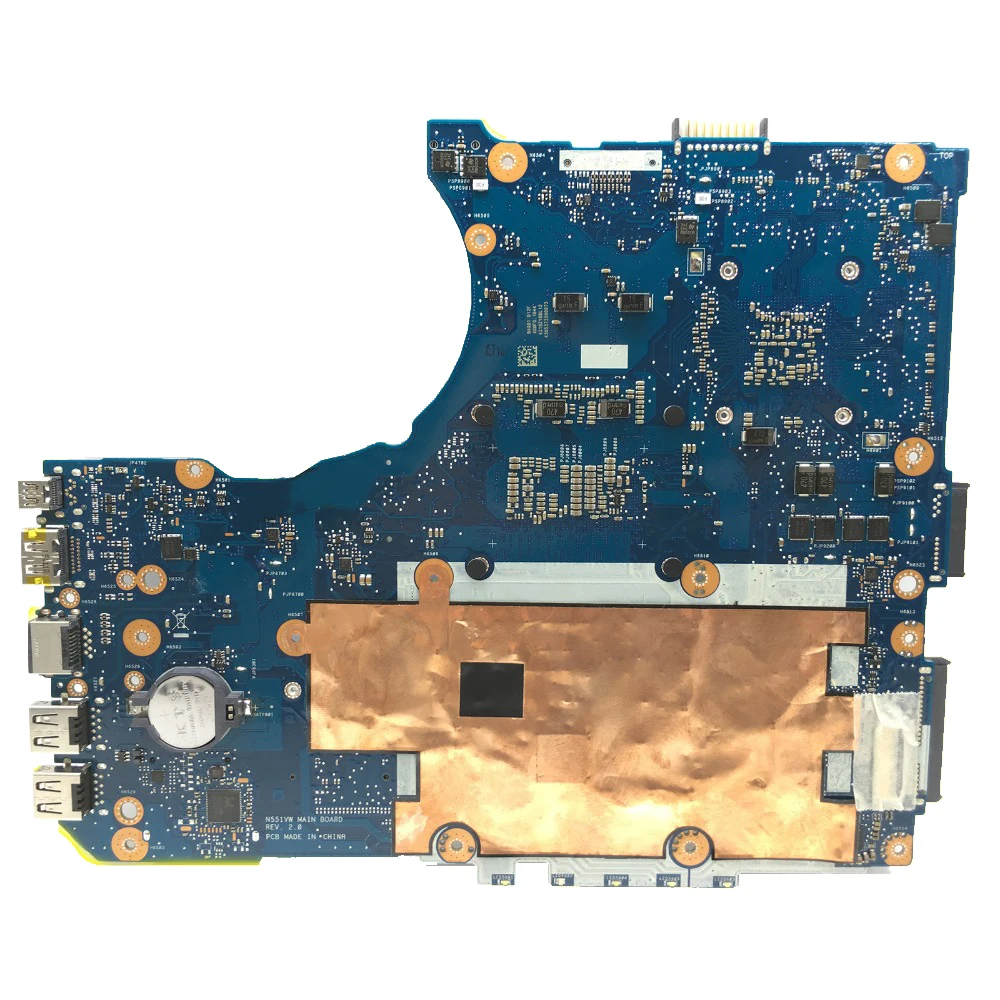 Материнская плата Akemy N551VW For Asus G551VW FX51VW N551V G551V FX551V материнская для ноутбука I7 6700HQ CPU