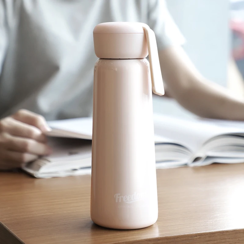 

Creative cute 350ml Stainless steel Thermal Insulation Water Bottles Household water cup Simple solid color ladies water bottle