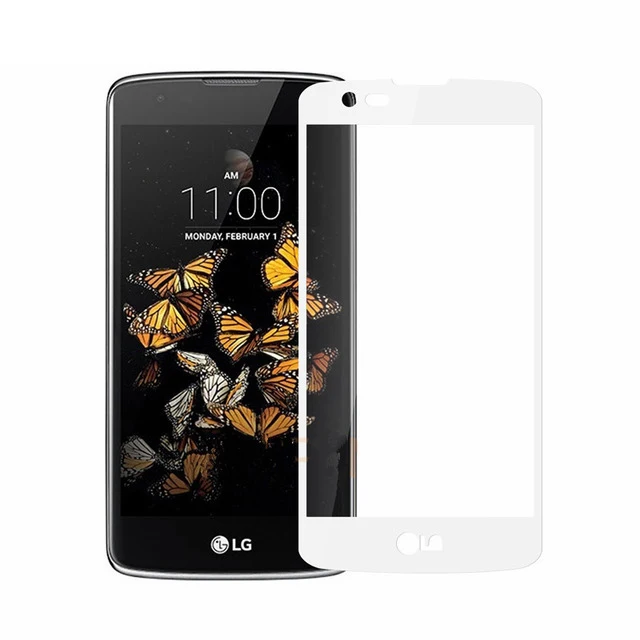 Закаленное стекло с полным покрытием для LG K7 2016 2 шт. защитная пленка экрана X210ds X210