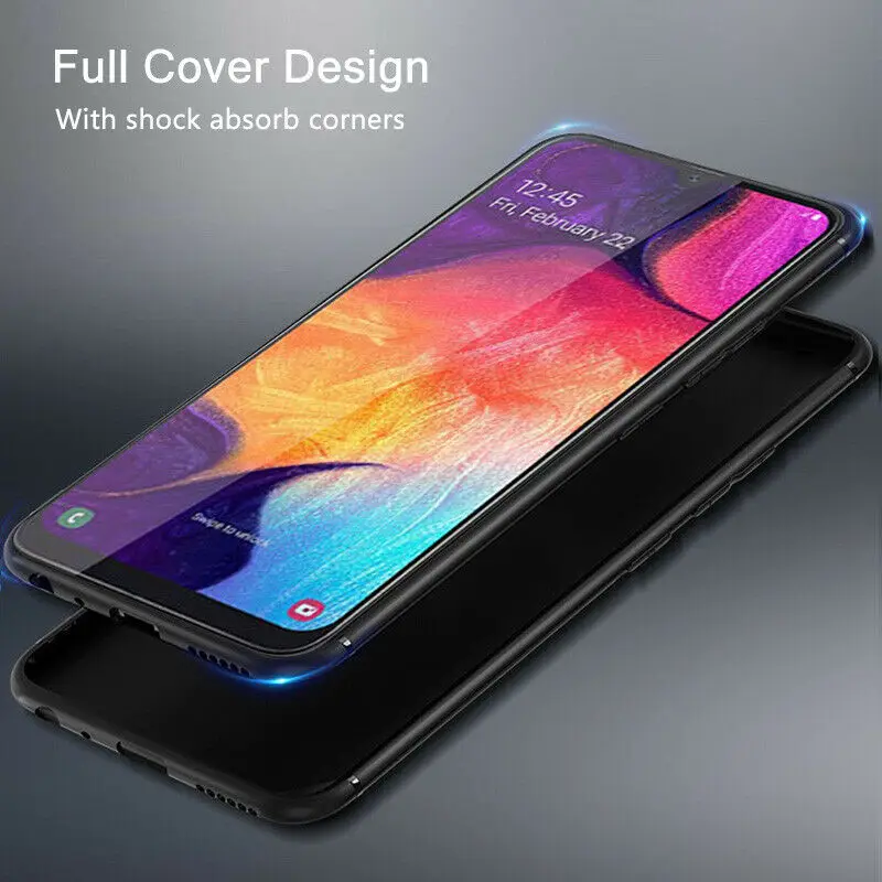 Чехол для Samsung Galaxy A50 A30 A40 A10 мягкий силиконовый чехол из ТПУ карамельных цветов