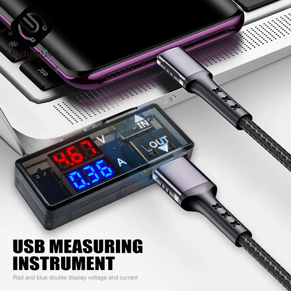 2-в-1 мини 5В USB ток Напряжение метр тестер Амперметр Вольтметр детектор цифровой Дисплей Мобильный телефон Power Bank Зарядное устройство Доктор