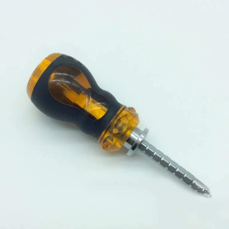 

Good 1Piece Double End Screwdriver Flat Phillips Screw Driver Utility Tool Hand Tools Random Color