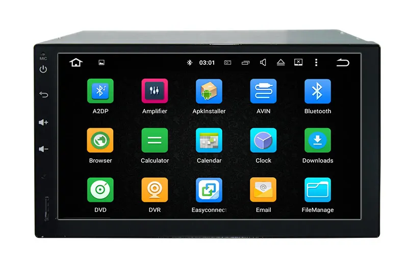 Android 2 din 178*100 универсальный автомобильный dvd плеер без gps-навигатора стерео Радио