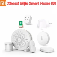 xiaomi mijia smart home kit human body door window temperature humidity sensor wireless switch zigbee socket gateway mihome app