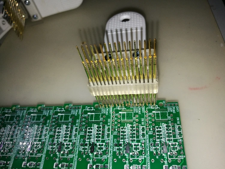 Тестовый зажим двухрядный 2,0 фитинг иглы PCB программируемый инструмент для отладки
