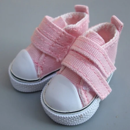 Pink A 5 см текстильная кукольная обувь мини-игрушка обувь для украшения ручной работы тканевая кукла Sneackers кукольная обувь - Цвет: Pink A