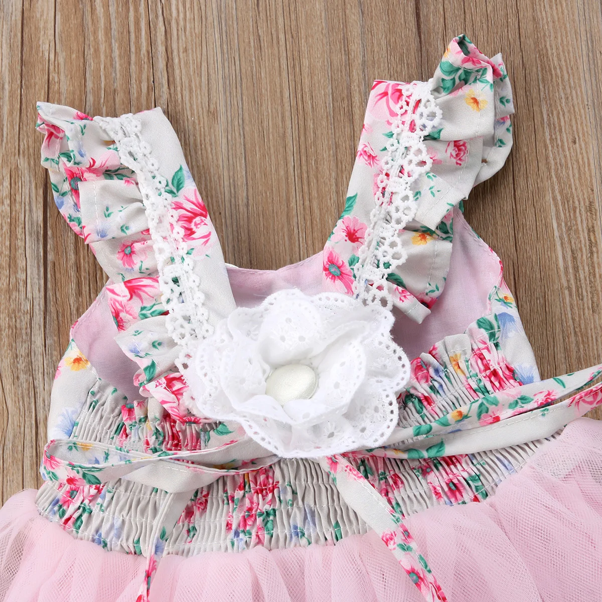 2018 new Flower Girls Long Dress Princess Party Wedding Formal Occasion sweet and lovely fashion wild summer pink CH | Детская одежда и