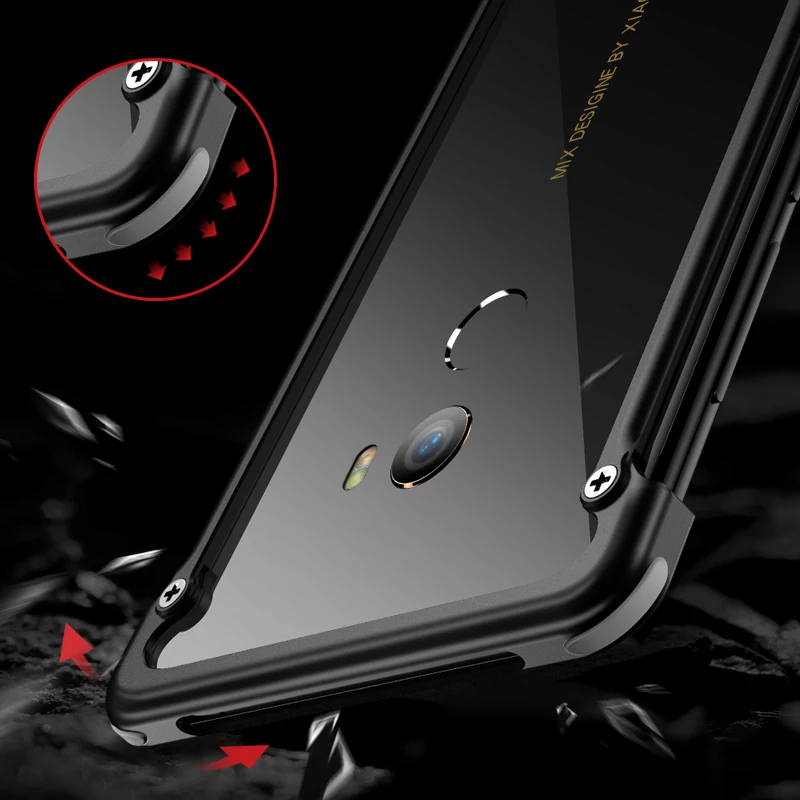 Роскошный металлический чехол с воздушной подушкой для Xiaomi MI MIX 6 4 полным