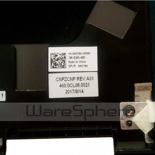 Новинка задняя крышка для ЖК-экрана ноутбука Dell Inspiron 15 7573 M2T86 0M2T86 460.1CL08.0021 серый |