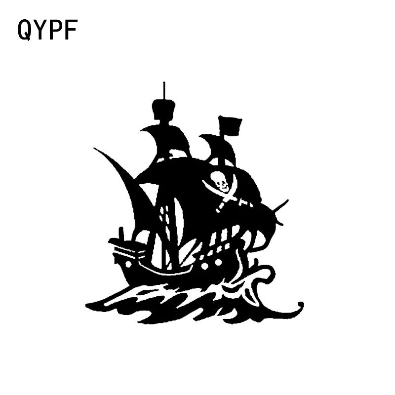 QYPF 14 6*16 1 см уникальный пиратский корабль декор Светоотражающая наклейка для