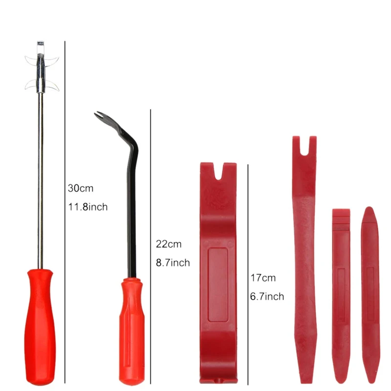 Инструмент для удаления отделки и крюк чистки шин 6 шт. Автомобильная панель