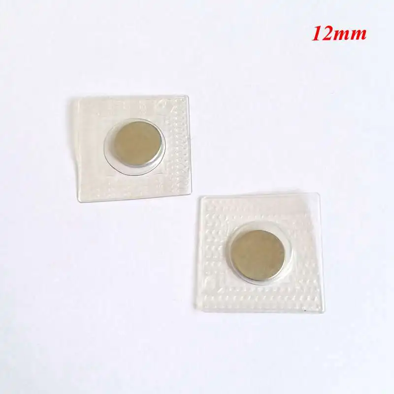 10 шт./упак. 12 мм ПВХ Невидимый Скрытая вшитые в тканное полотно магнитные защёлки
