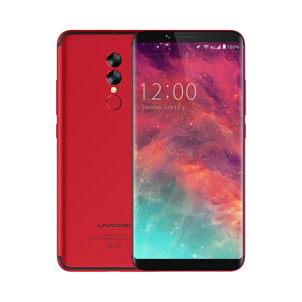 Новый оригинальный umidigi UMI S2 4 ГБ Оперативная память 64 Встроенная helio p20 MTK 2.3 ГГц Octa