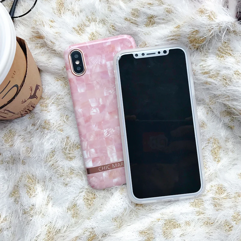 Для iPhone 8 Plus чехол для телефона золотая линия Мрамор каменные изображения ТПУ