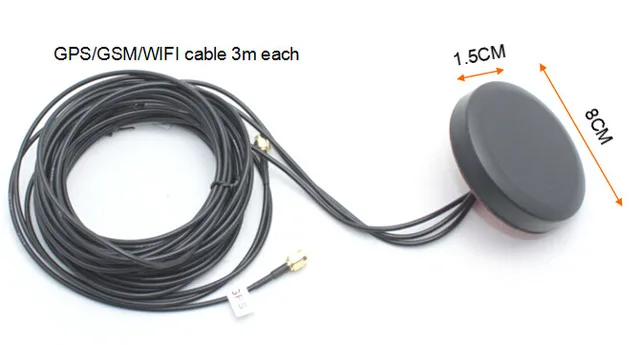 Обновленный gps gsm wifi автомобильный антенный модуль 3 в 1 разъем Gps + GSM Автомобильная