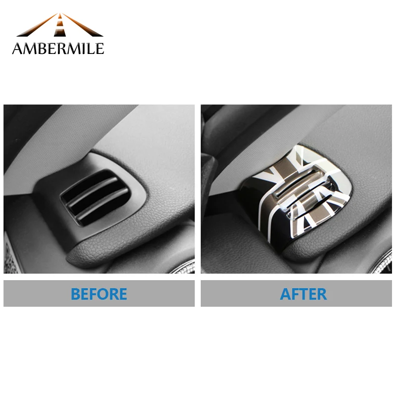 AMBERMILE 2 шт. автомобильный Кондиционер вентиляционное отверстие крышка наклейка