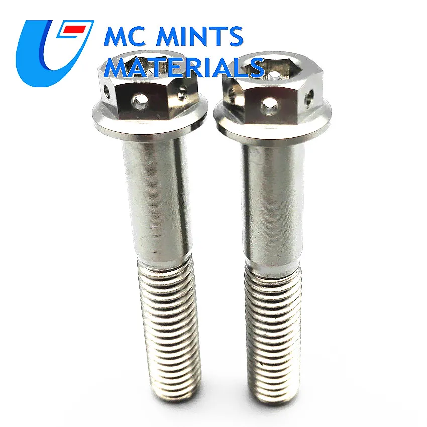 2 шт. титановые болты для мотоцикла M8 x15 20 25 30 35 40 45 50 55 мм|ti screws|titanium boltsti bolt |