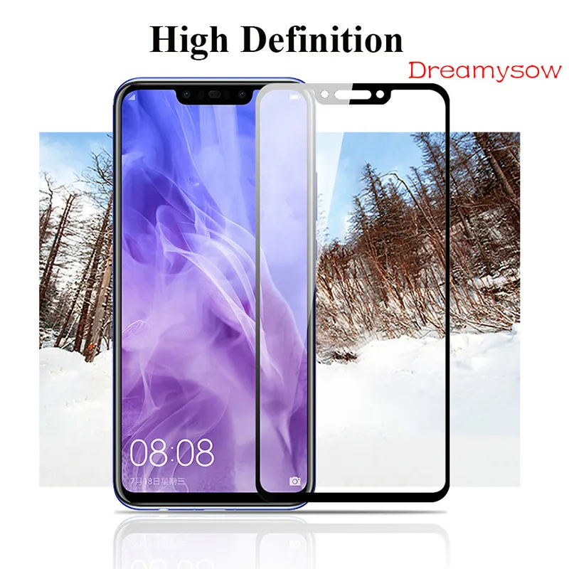Закаленное стекло с полным покрытием для Huawei Honor 20 Pro 8X Nova 5T P Smart Plus Mate P20 Lite